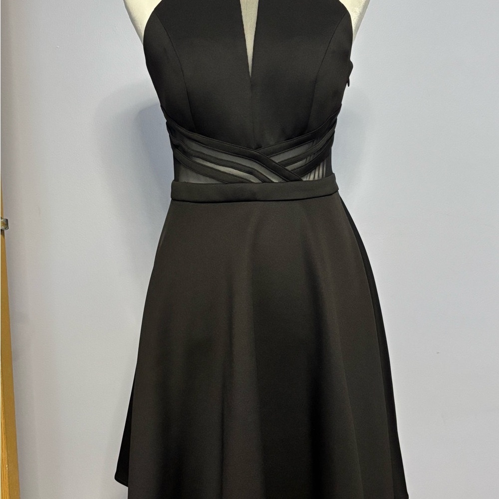 Morgan & Co. Black Backless Dress